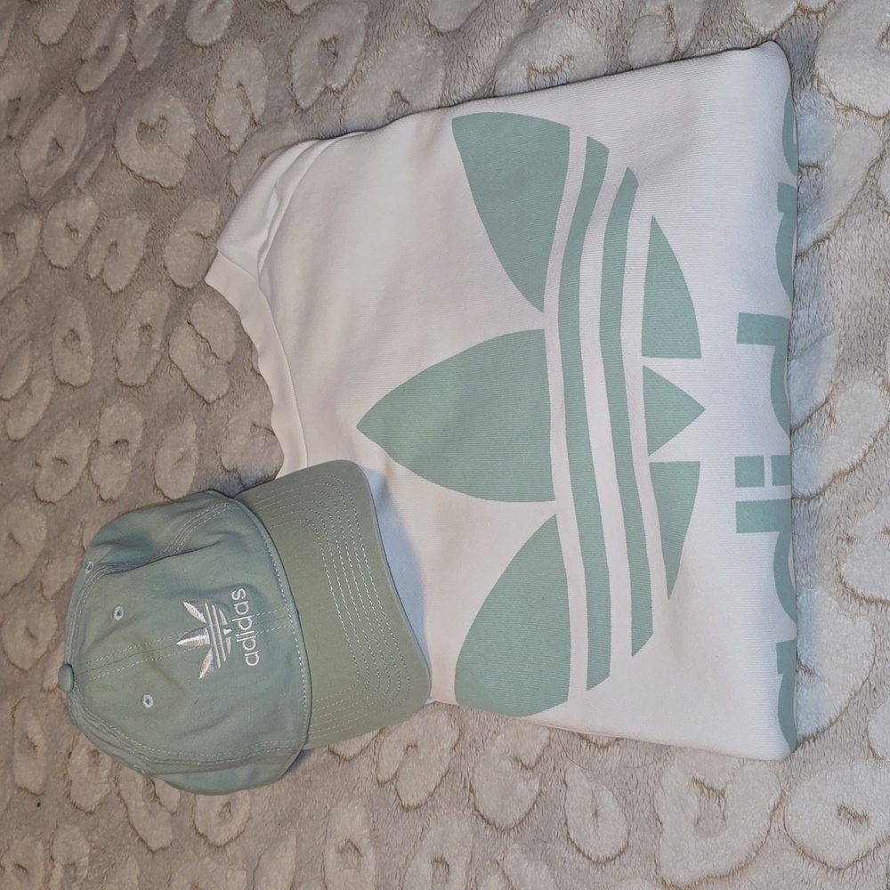 Women's Adidas Sweatshirt & matching Hat